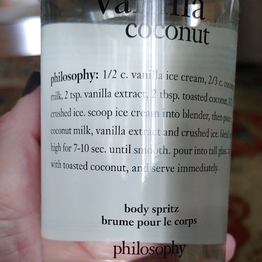 Philosophy Vanilla Coconut Body Spritz